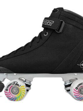 Bont Parkstar Vegan Black Suede Professional Roller Skates